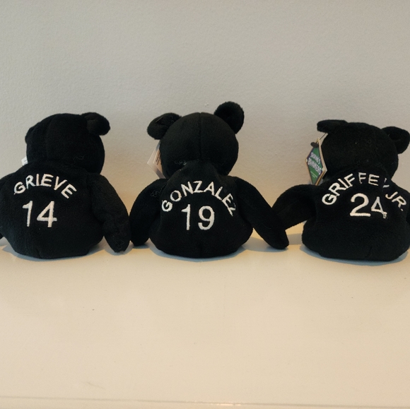 3 Salvino's Bammer Bears - AL MLB Players Choice * GREIVE * GONZALEZ * GRIFFEY * - Picture 2 of 12